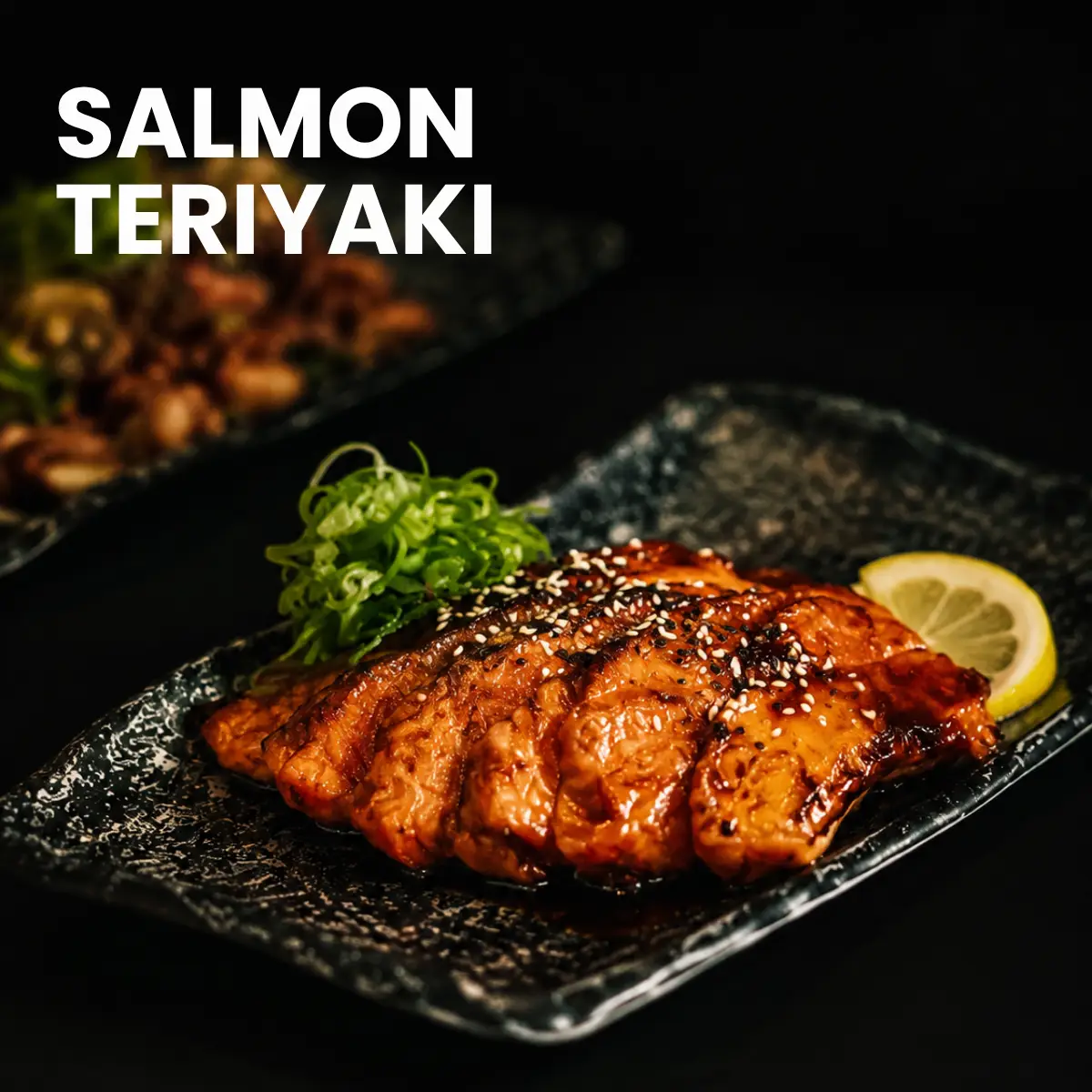 Tender salmon glazed in rich teriyaki for a perfectly balanced sweet-and-savoury finish.